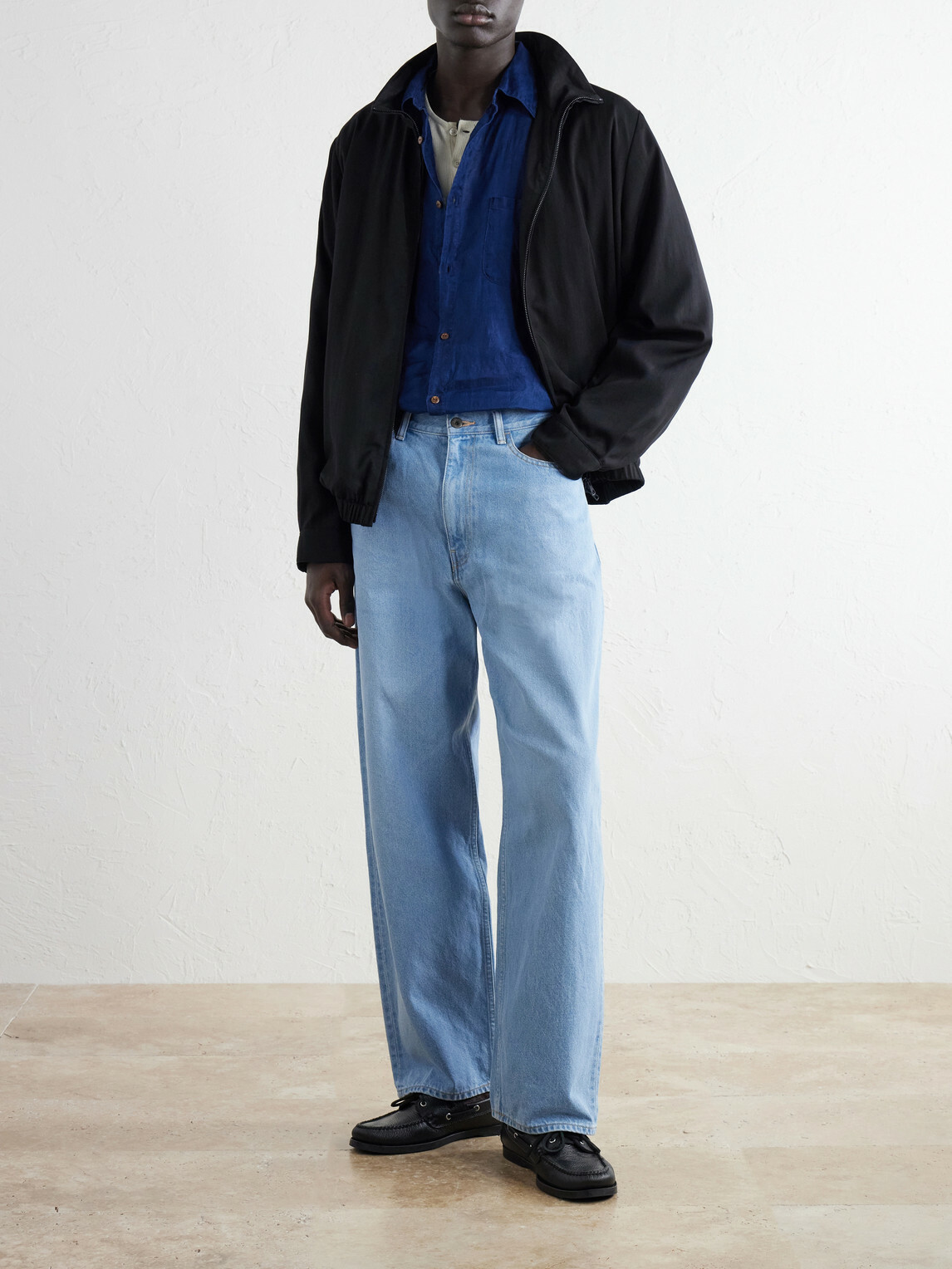 KAPITAL - Printed Linen Shirt - Blue