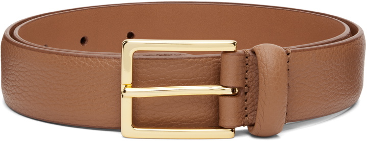 Photo: Anderson's Tan Soft Grained Calf Leather Belt