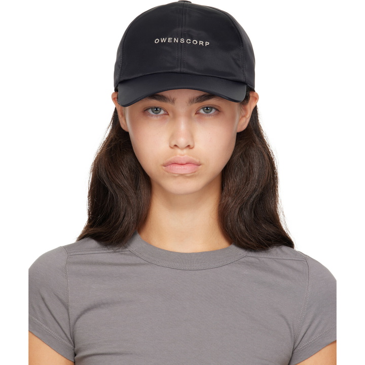 Photo: Rick Owens Black Tower Baseball Cap