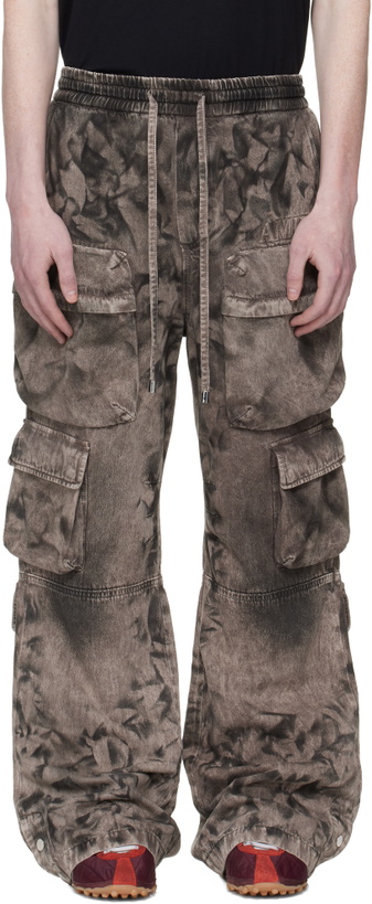 Photo: AMIRI Gray Washed Cargo Jeans