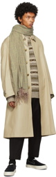 Junya Watanabe Beige Paneled Gabardine Coat