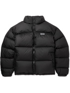 VETEMENTS - Oversized Logo-Appliquéd Quilted Shell Jacket - Black