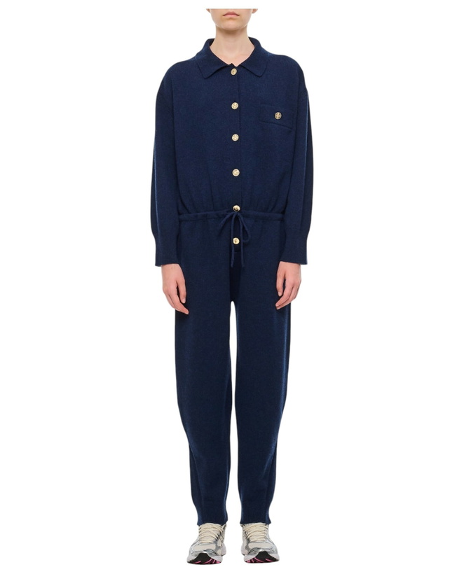 Photo: Barrie Cashmere Front Buttoned Jumpsuit