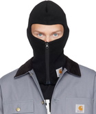 Carhartt Work In Progress Black Zip Mask Balaclava