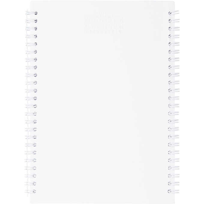 Maison Margiela White Line 13 Claustrophobic Notebook Maison