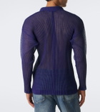 Homme Plissé Issey Miyake Rustic Mesh pleated shirt