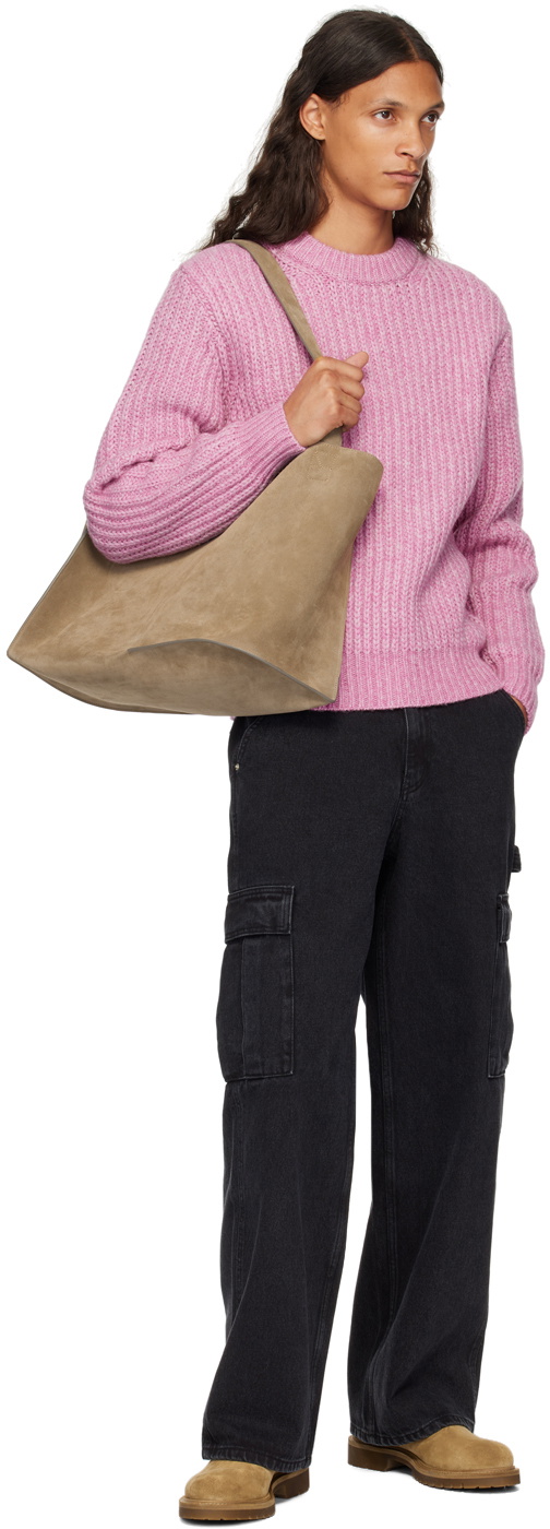 Dunst Black Carpenter Denim Cargo Pants