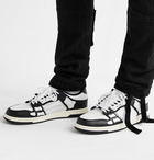 AMIRI - Skel-Top Colour-Block Leather Sneakers - Black