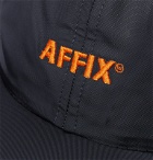 AFFIX - Logo-Embroidered Shell Baseball Cap - Blue
