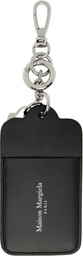 Maison Margiela Black Double Tag Keychain