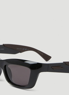 BV1182S Cat Eye Sunglasses in Black