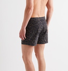 TOM FORD - Slim-Fit Short-Length Leopard-Print Swim Shorts - Brown