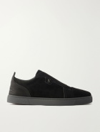 Christian Louboutin - St Louis Suede Sneakers - Black