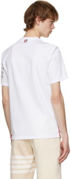 Thom Browne White Engineered 4-Bar T-Shirt