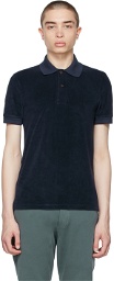 TOM FORD Navy Toweling Polo
