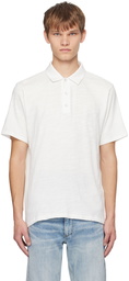 rag & bone White Flame Polo