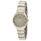 Seiko Quartz Crystal Grey Dial Ladies Watch SUR616P1