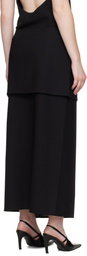 La Collection Black Hailey Maxi Skirt
