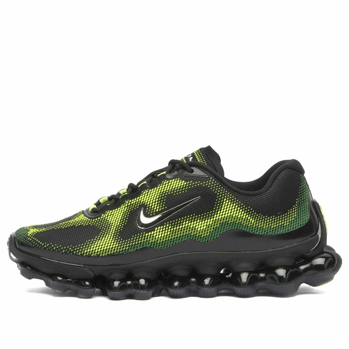 Photo: Nike Air Liquid Max Sneaker in Black. Chrome/Green Apple/Volt