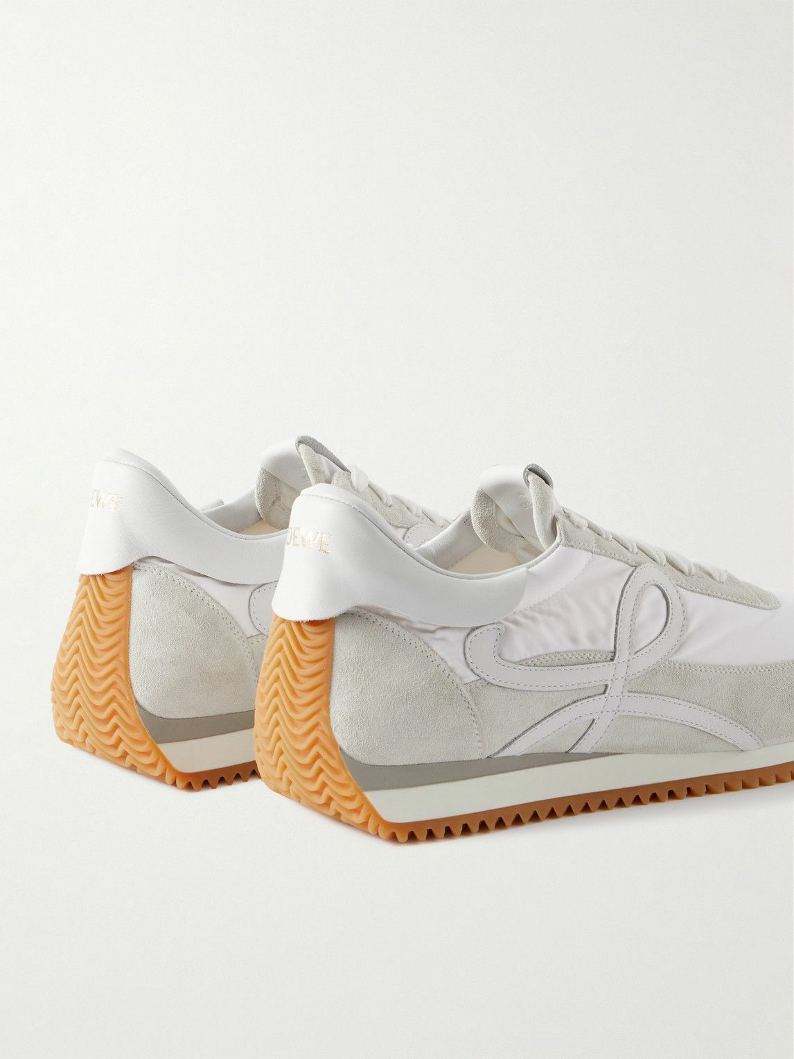 【無料郵送/関税込/正規品】 Loewe Flow Runner In Nylon and Su Flow Runner in nylon and suede White - LOEWE