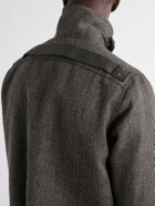 Rick Owens - Tower Alice Mélange Wool Bomber Jacket - Gray
