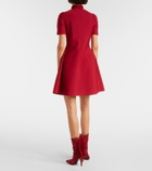 McQueen Lace-trimmed minidress