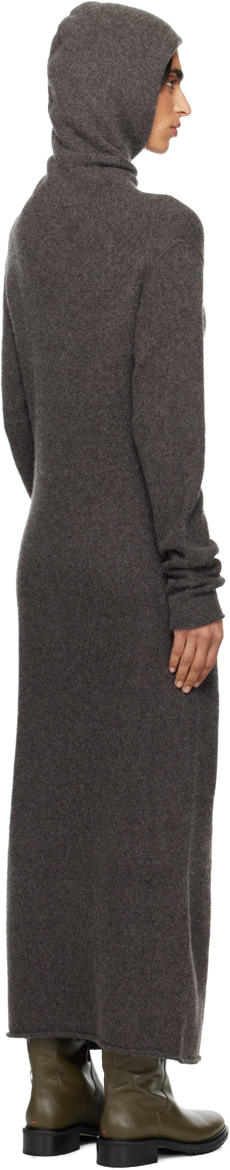 Lauren Manoogian Gray Soft Balaclava Maxi Dress