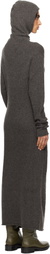 Lauren Manoogian Gray Soft Balaclava Maxi Dress