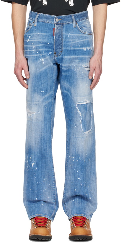 Photo: Dsquared2 Blue Roadie Jeans