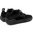 adidas Originals - F/22 Suede-Trimmed Primeknit Sneakers - Men - Black