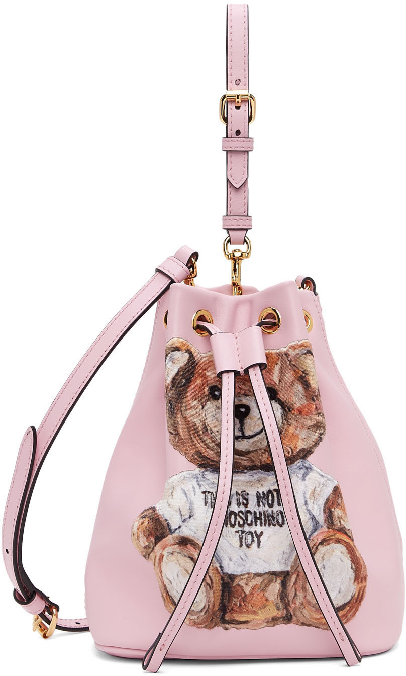 Moschino teddy discount bear bucket bag