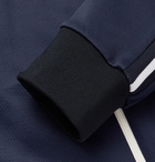 Valentino - Oversized Striped Tech-Jersey Track Jacket - Men - Navy