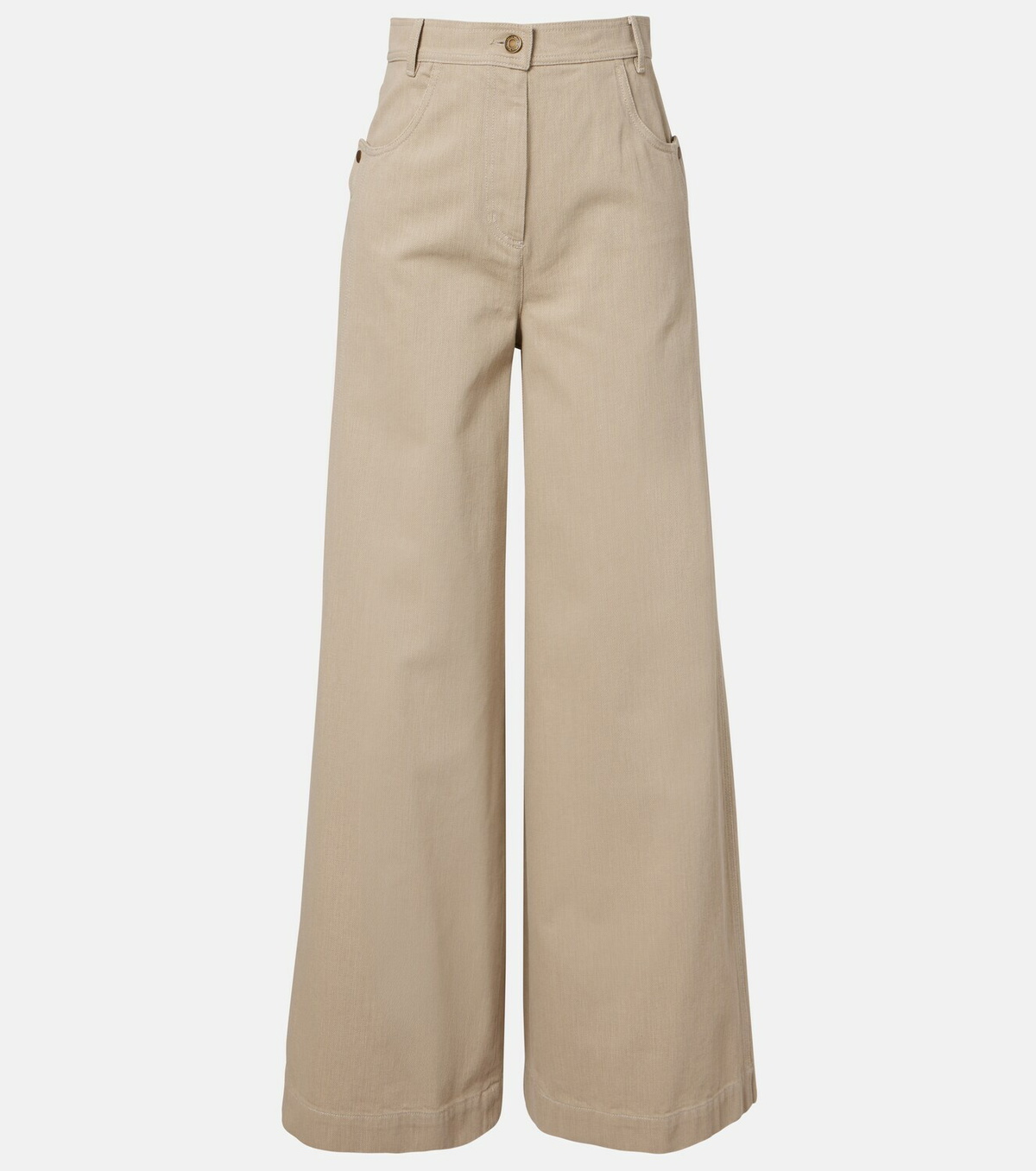 Max Mara High-rise wide-leg jeans