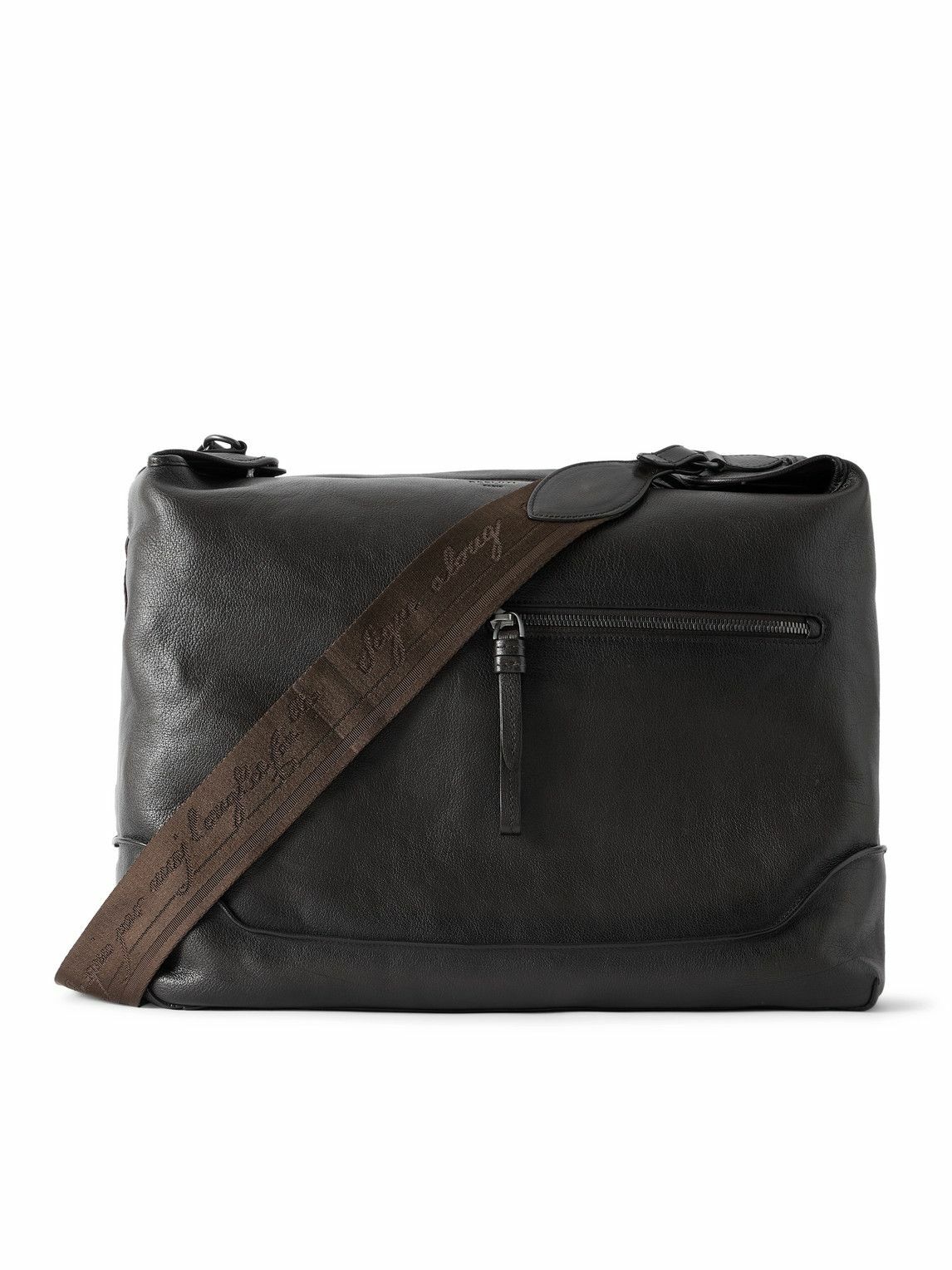 Berluti - Journalier XL Venezia Scritto Leather Messenger Berluti - Journalier XL Venezia Scritto Leather Messenger
