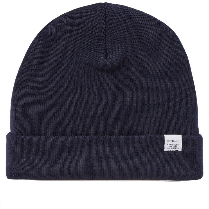 Photo: Norse Projects Top Beanie Blue