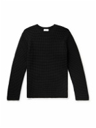 John Elliott - Waffle-Knit Sweater - Black