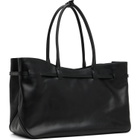 MARGESHERWOOD Black Leather 'Grandma' Used Large Tote