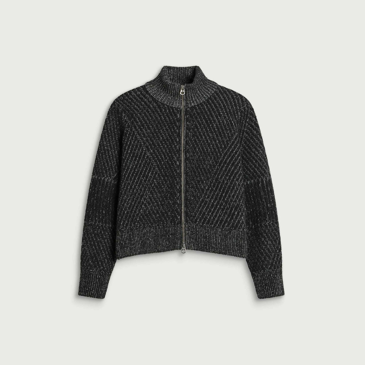 YMC Women's Cropped Nova Knit in Charcoal