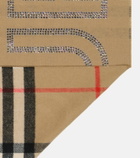 Burberry - Embellished reversible cashmere scarf