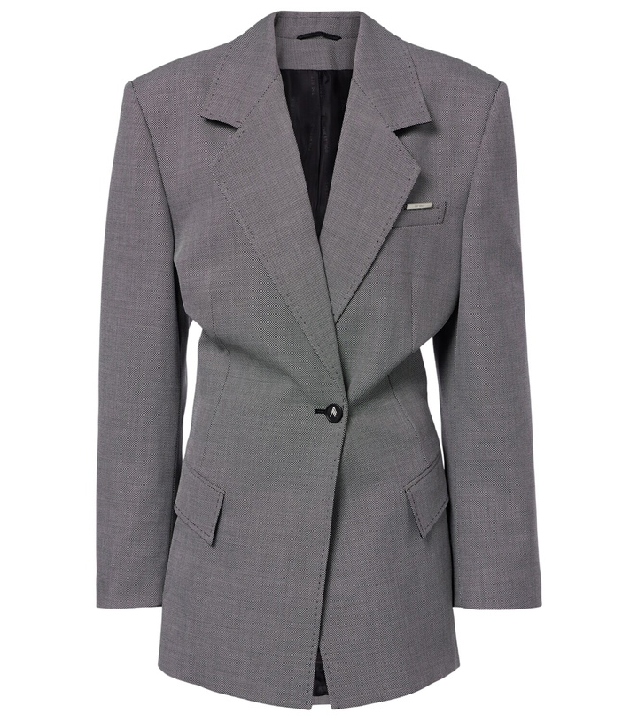 Photo: The Attico Wool and cotton blazer