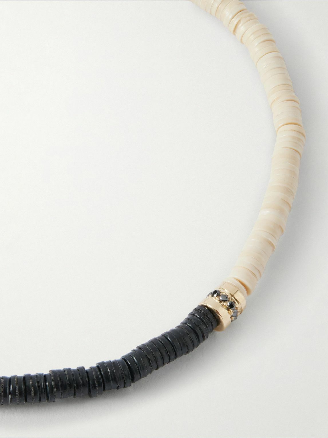 Luis Morais - 14-Karat Gold, Diamond and Stone Beaded Bracelet