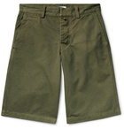 Isabel Marant - Lorian Cotton-Canvas Shorts - Green