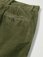 Portuguese Flannel - Straight-Leg Cotton-Corduroy Trousers - Green