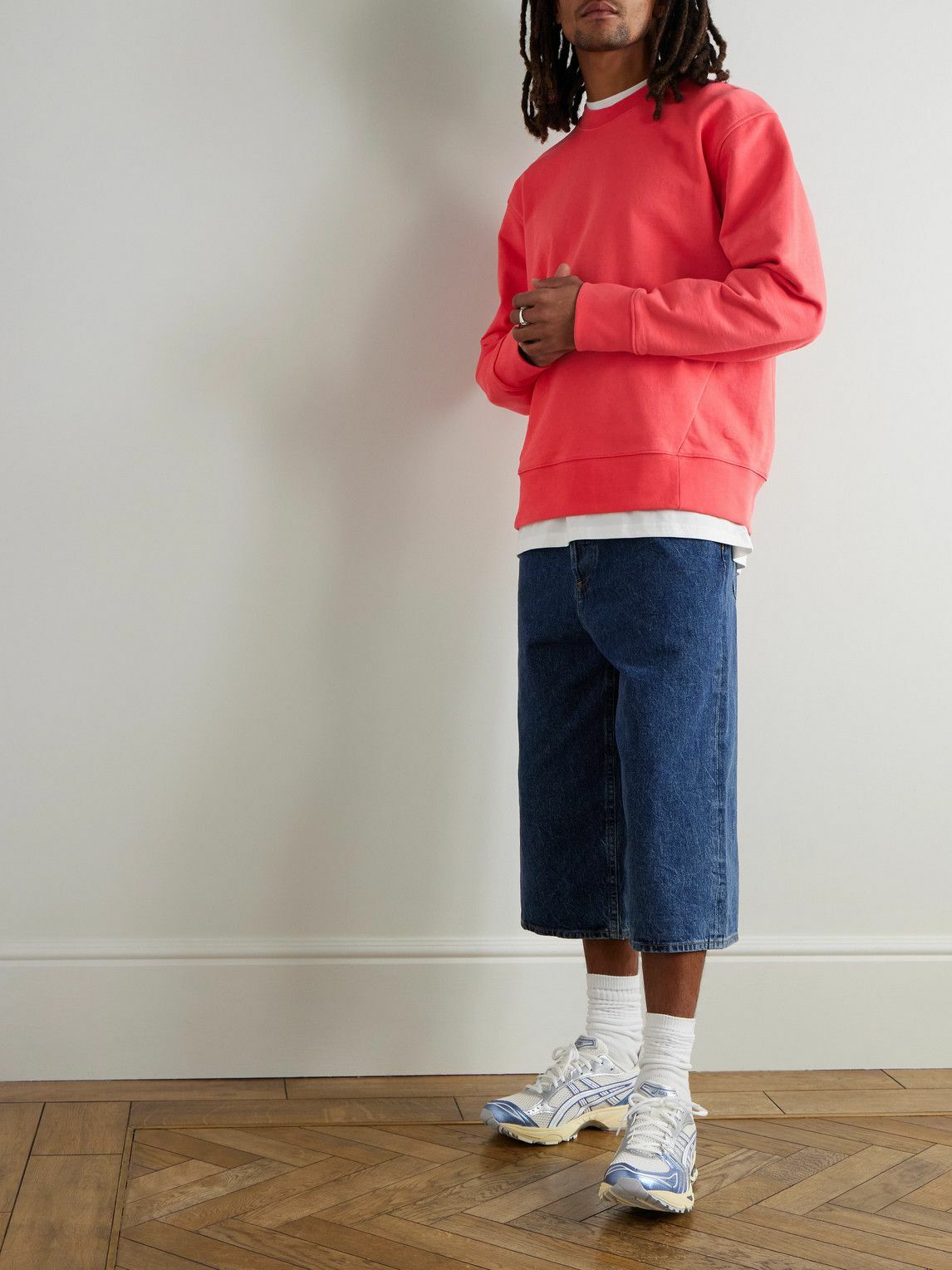 Folk - Anniversary Organic Cotton-Jersey Sweatshirt - Red