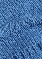 Cherry Los Angeles 5 Star Logo-intarsia Cotton Cardigan Blue