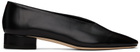 Aeyde Black Delia Ballerina Flats