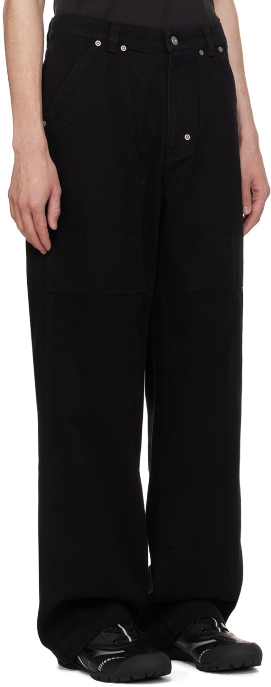 Kijun Black Rivet Trousers