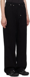 Kijun Black Rivet Trousers