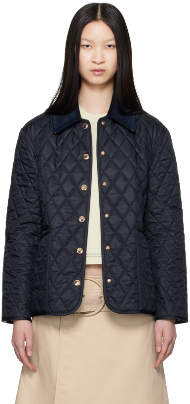 Photo: Burberry Navy Quilted Jacket