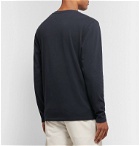NN07 - Cotton-Jersey Henley T-Shirt - Blue